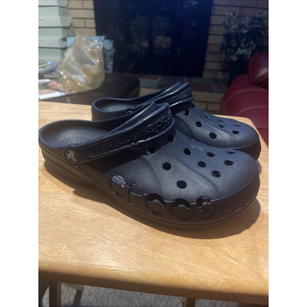Crocs Baya Unisex Slip-On Clog - Blue Women’s Size 10 Men’s Size 8 - Picture 14 of 14